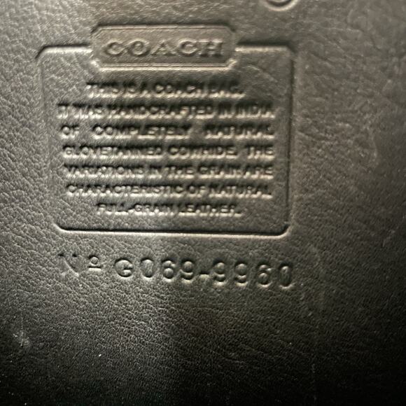 Vintage 1990s Coach 9960 Black Soft Leather Turnlock Daypack Mini Backpack Purse - Picture 13 of 14